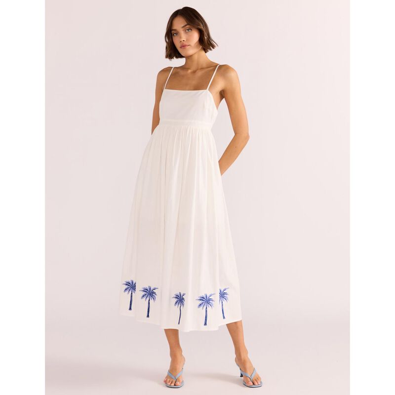 MINKPINK Isadora Embroidered Midi Dress image number 3